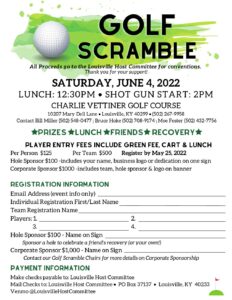 Golf Scramble 2022 Flyer | Greater Louisville Intergroup of Alcoholics ...